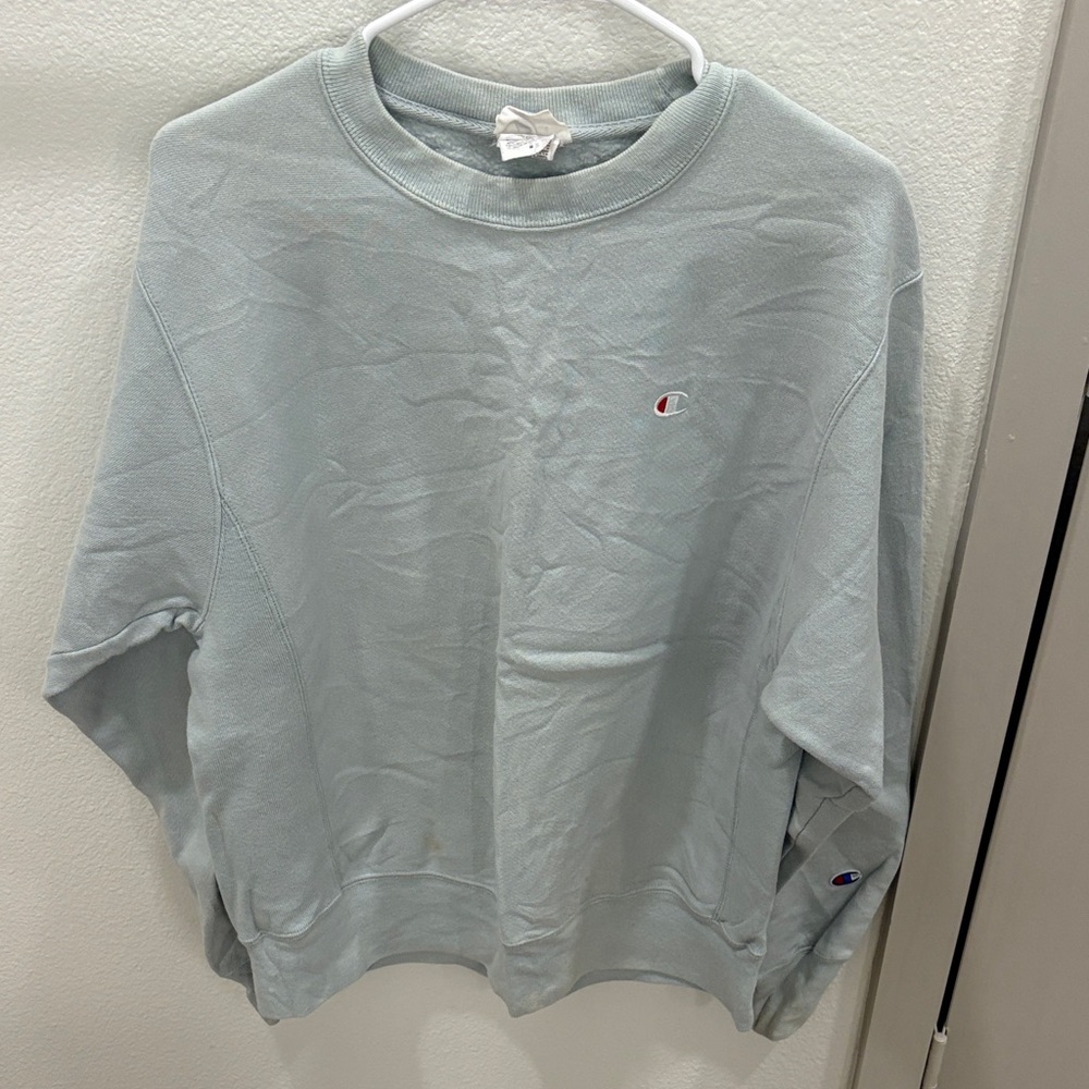 Champion Sky Blue Crewneck Sweatshirt